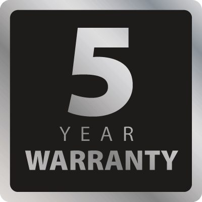 5 Year Warranty